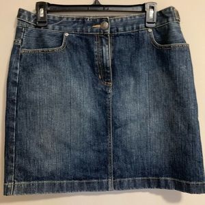 Nautica denim skirt.